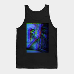 Bluegrl Engraving Glitch version Tank Top